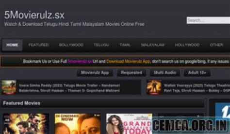 5movierulz website  So, if you're looking for the best place to watch latest Tamil, Telugu or South Indian, Tollywood Movies, MovieRulz is the free movie streaming website which you are looking for